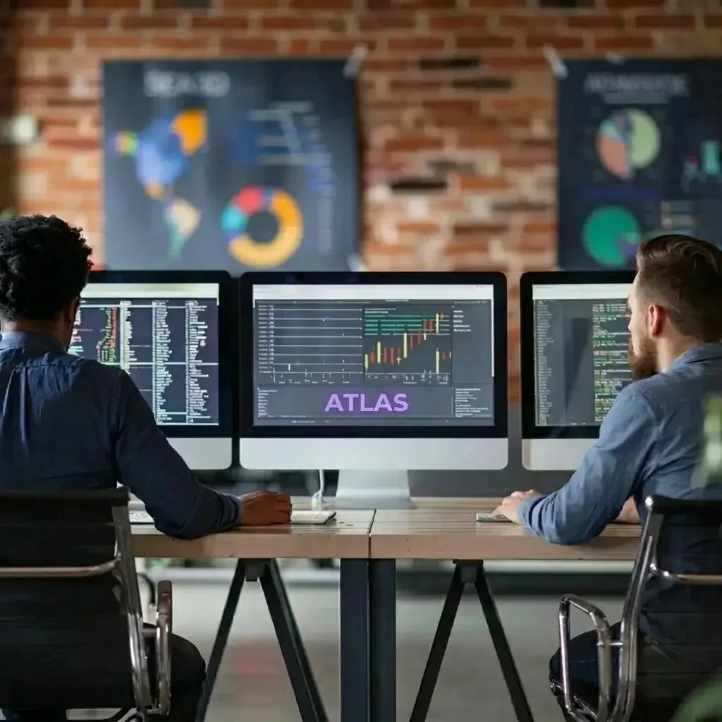 Equipo trabajando con ATLAS: pipeline y métricas en tiempo real
